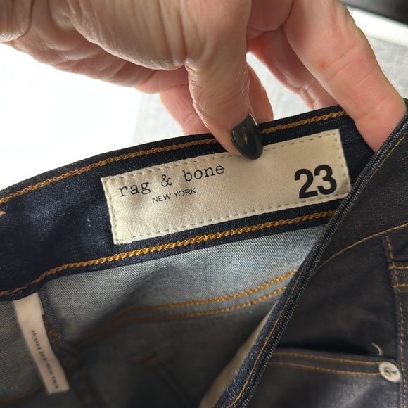 Nina High Rise Skinny Rag and Bone Jeans - Picture 6 of 8